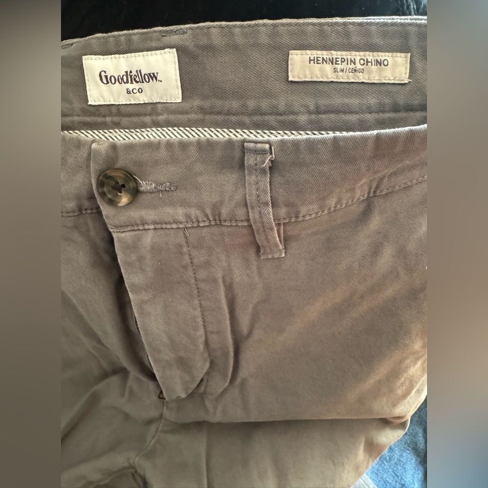 Goodfellow Slim Grey Chinos